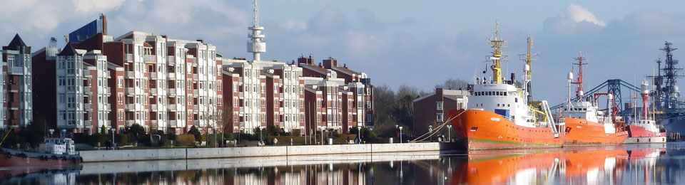 Schiffe am Bontekai